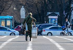 Репетиция парада на Дворцовой площади