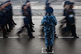 Репетиция парада, посвященного 76-й годовщины Победы в Великой Отечественной войне на площади Советов