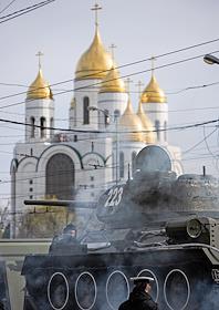 Генеральная репетиция парада, посвященного 76-й годовщине Победы в Великой Отечественной войне, в Калининграде