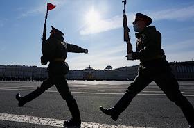 Репетиции парада Победы в Санкт-Петербурге