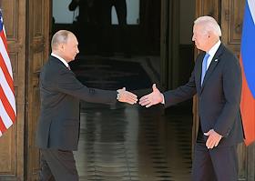 Встреча президента РФ Владимира Путина и американского лидера Джозефа Байдена в Женеве на вилле Ла-Гранж