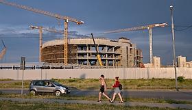 Строительство хоккейной арены в Омске