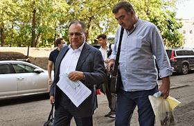 Заседание суда по делу Дениса Журавлева, который сбил насмерть брата российской гимнастки и модели Натальи Булычевой Ивана Булычева в Лефортовском районном суде. Ситуация у суда