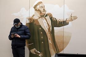 Жанровые фотографии. Пассажиры метро на Филевской линии