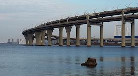 Виды Санкт-Петербурга. Канонерский остров. ЗСД. Морской порт. Финский залив