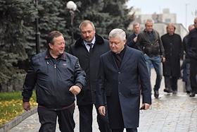 Церемония прощания с первым официальным представителем СК России Владимиром Маркиным на Троекуровском кладбище