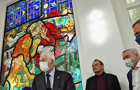 Презентация витража Максима Кантора в городской клинической больнице имени И.В. Давыдовского