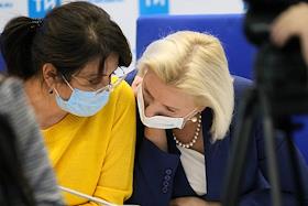 Пресс-конференция посвящённая ходу вакцинации и порядку получения QR-кодов