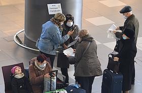Ситуация с COVID-19 в Крыму.Пассажирский поток в аэропорту Симферополя, после указа президента РФ выходными с 30 октября по 7 ноября включительно сохранением заработной платы работников, значительно возрос