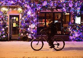 Жанровая съемка. Снегопад в Москве