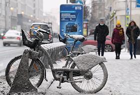 Жанровые фотографии. Снегопад в Москве
