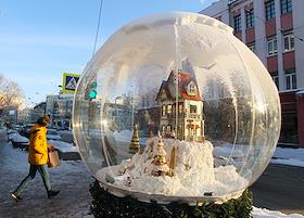Морозная погода в Нижнем Новгороде