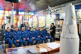 Визит отряда космонавтов научно-исследовательского испытательного центра подготовки космонавтов имени Ю. А. Гагарина во главе с начальником центра Максимом Харламовым и командиром отряда, Героем России Олегом Кононенко в Самарский национально исследовательский университет имени академика С.П. Королева