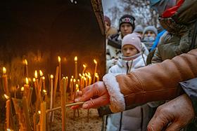 День памяти Святой Блаженной Ксении Петербургской на Смоленском кладбище