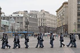 Акции против специальной военной операции на Украине в Москве