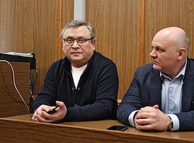 Вынесение приговора экс-руководителям финансово-экономического департамента и департамента развития МЧС Раису Ахмадееву и Александру Томашову в Таганском районном суде