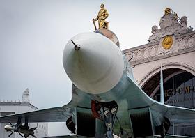 Виды Москвы сверху. Репетиция авиапарада