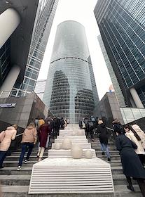 Эвакуация сотрудников с Башни на набережной в Москва-сити