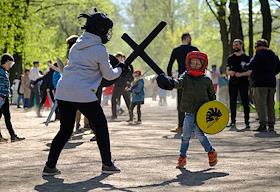 XVIII Санкт-Петербургский международный праздник День Фехтовальщика в Александровском саду