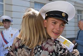 Последний звонок в Нахимовском военно-морского училище (Севастопольское Президентское кадетское училище)