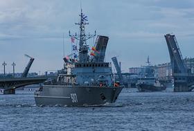 Репетиция парада, посвященного Дню Военно-морского флота (ВМФ) России