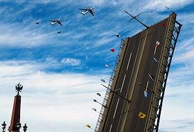 Генеральная репетиция парада, посвященного Дню Военно-морского флота (ВМФ) России