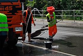 Акция 'Стань дорожником на один день' в городе Одинцово