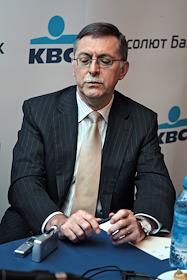 П/к и интервью с Главой бельгийской группы 'KBC' Андреем Бергеном в гостинице 'Марриотт-Тверская'