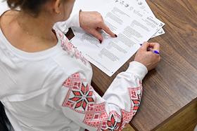 VII Международная просветительская акция 'Большой этнографический диктант' в Государственном бюджетном учреждении города Москвы 'Московский дом национальностей'