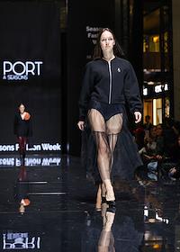 Показ бренда PORT A SEASONS на Неделе моды в Торговой галерее 'SEASONS'