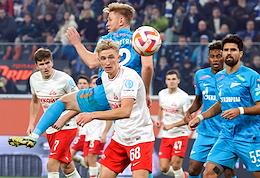 Fonbet - Russian Football Cup 2022/23. Match between the teams 'Zenit' (St. Petersburg) - 'Spartak' (Moscow) at the stadium 'Gazprom Arena'.