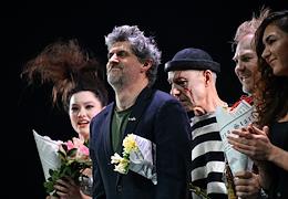 Premiere of the play 'Comedy of the Twelfth Night' directed by Oleg Dolin at the Theater on Bronnaya.