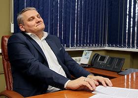 Интервью с генеральным директором ООО 'Евросибэнергия распределенная генерация' Виталием Гаврюшенко в рабочем кабинете