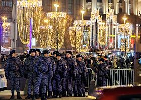 Виды Москвы в новогодние праздники