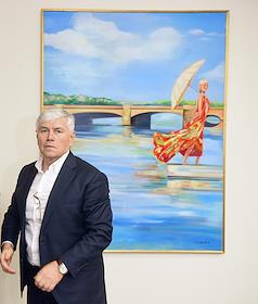 Генеральный директор компании 'Цитомед' Александр Хромов во время интервью