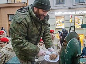 Молодёжная акция, посвященная 79-й годовщине полного освобождения Ленинграда от фашистской блокады, организованная центром патриотического воспитания 'Дзержинец'