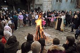 Armenian traditional holiday 'Terendez' in honor of the Presentation of the Lord in the temple of Surb Hripsime.