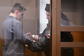 Заседание по делу заместителя начальника управления цифровой трансформации и обеспечения Росавиации Александра Матюшкина, обвиняемого в получении взятки в Дорогомиловском районном суде