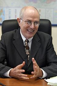 Интерьвью с главой компании Miller & Lents Джеймсом Пирсоном в офисе компании 'Нефтегазконсалт'