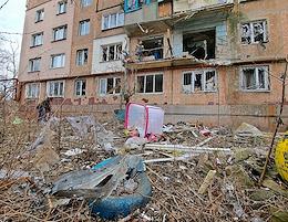 The situation in Donetsk during a special military operation of the Russian Armed Forces. Consequences of the shelling of the Petrovsky district.