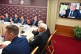 Round table on the history of Sevastopol and its place in the history of Russia, dedicated to the ninth anniversary of the reunification of Crimea and Sevastopol with Russia in the House of the Russian Historical Society.