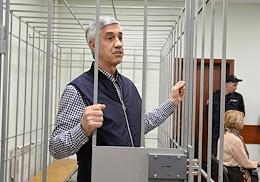 Debate between the parties in the second criminal case against Anatoly Bykov, former chairman of the board of directors of the Krasnoyarsk aluminum plant and ex-deputy of the regional parliament of Krasnoyarsk, in the Central District Court of Krasnoyarsk.