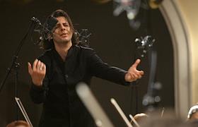 Концертное исполнение сочинений П.И. Чайковского при участии оркестра 'Musica Aeterna' Новосибирского театра оперы и балета в Большом зале консерватории им. П.И. Чайковского. Дирижер - Теодор Курентзис