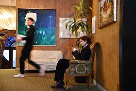 Церемония открытия предаукционной выставки фонда Cosmoscow в отеле Marco Polo