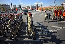 Военный парад на Красной площади, посвященный 78-ой годовщине Победы в Великой Отечественной войне