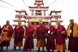 Opening of the Buddhist monastery 'Tubten Shedrub Ling' in Tyva.