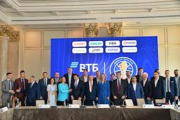 Press conference of the Council of the VTB United League, which approved the composition of the participants, the format and regulations of the League Championship in the 2023/24 season at the Four Season Hotel.