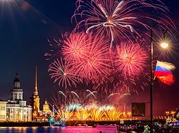 Festive events dedicated to the 320th anniversary of St. Petersburg. 'Peter's Fire Festival - 2023'.