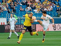 Russian Premier League (RPL). MIR - Russian Football Championship 2022/2023. 29th round. Match between the teams 'Rostov' (Rostov-on-Don) - 'Akhmat' (Grozny) at the stadium 'Rostov-Arena'.