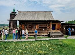 Views of the Urals. Nizhnesinyachikhinsky Museum-Reserve of Wooden Architecture and Folk Art named after I.D. Samoilova.